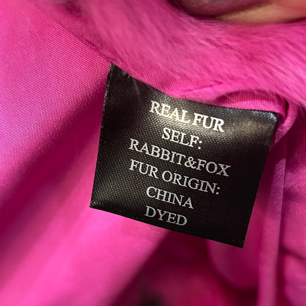 Adrienne Landau Pink Fur Vest - Picture 4 of 5